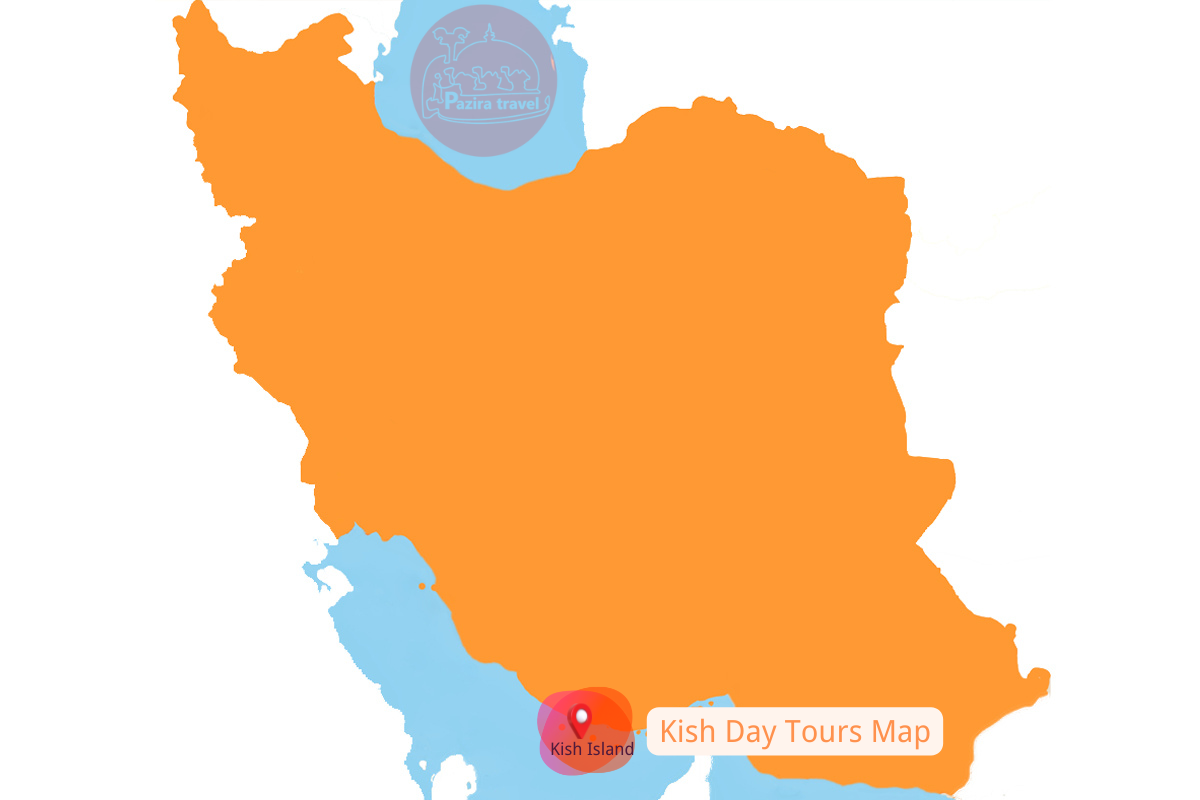 ¡Explora la ruta de viaje de Kish en el mapa!